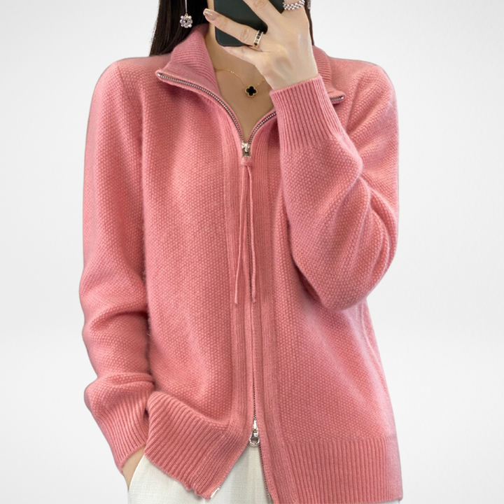 Katrina | Minimalist Zip Sweater