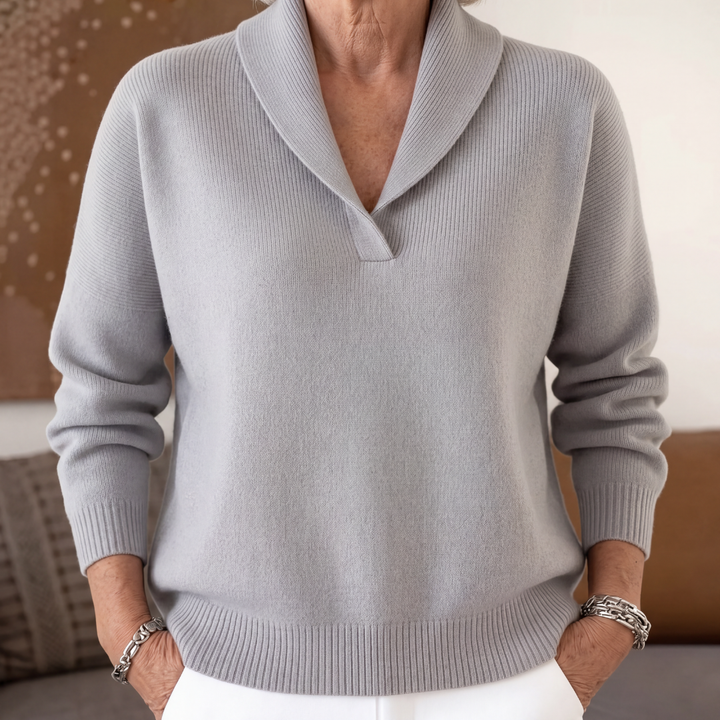 Lettie | V-Neck Knit Jumper