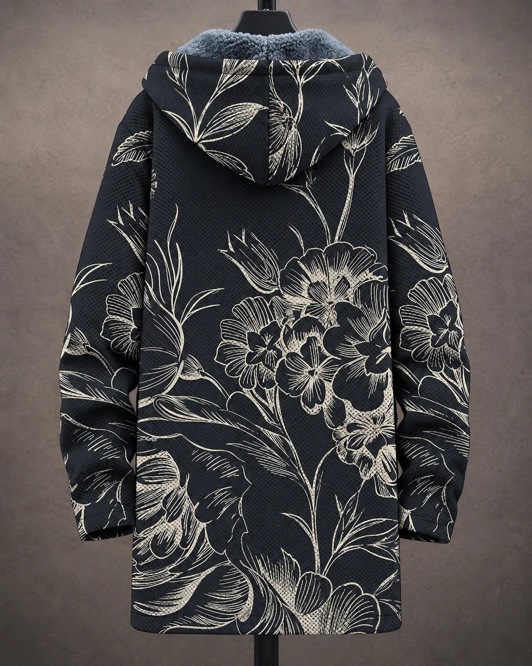 Rosalena | Botanical Sketch Hooded Jacket