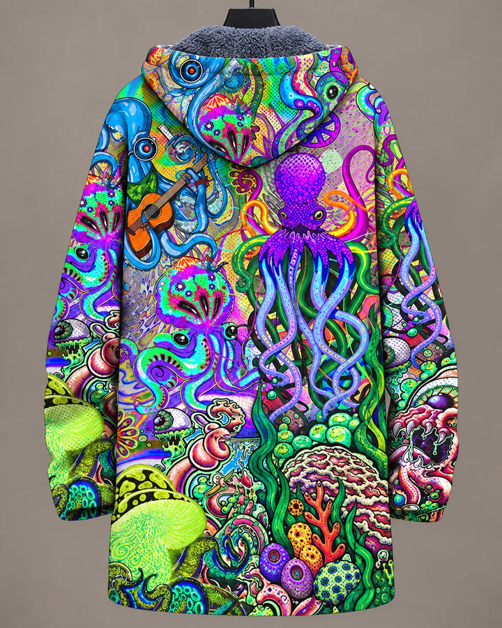 Colby | Whimsical Ocean Hooded Jacket