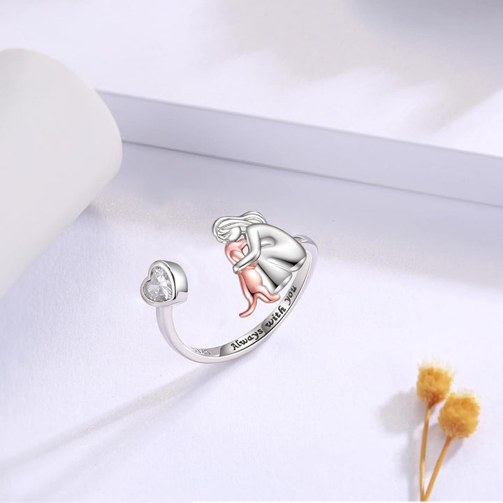Zonda | Sterling Silver Dog Ring