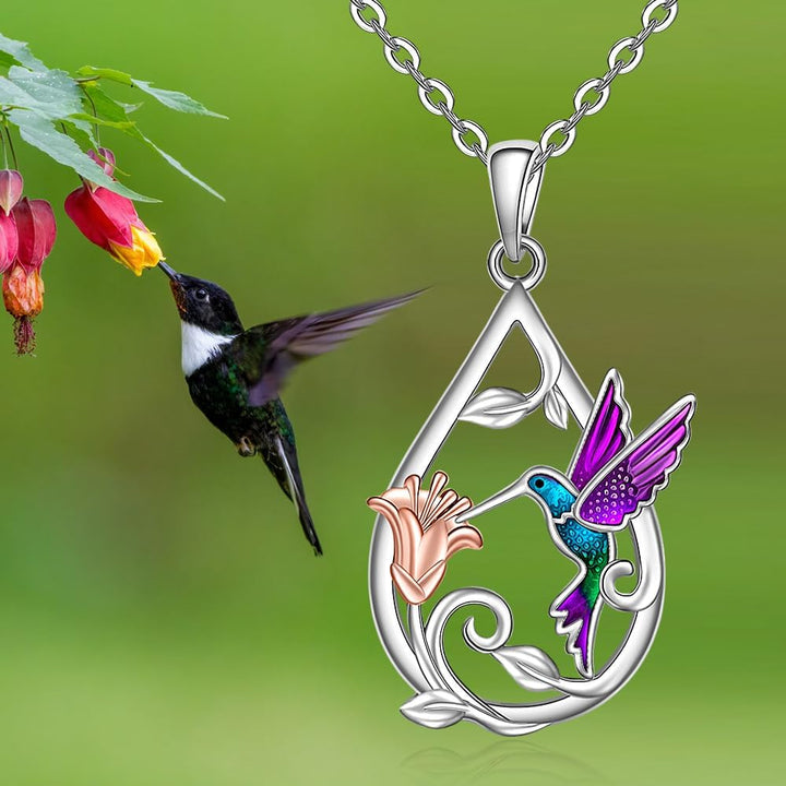 Breeanna | Hummingbird Necklace and Earrings