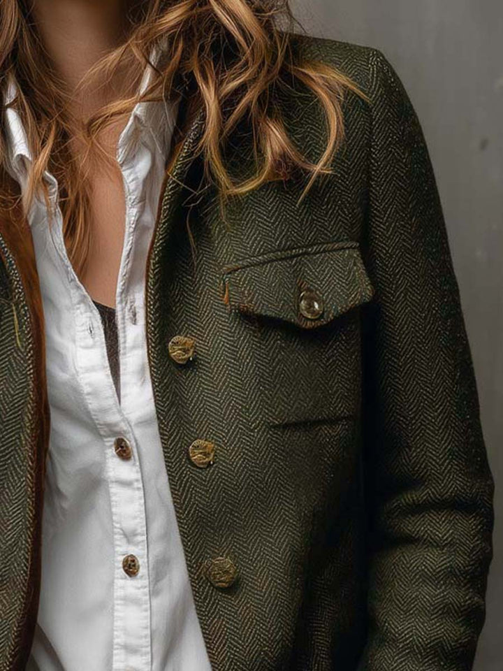 Rosalinde | Vintage Herringbone Blazer