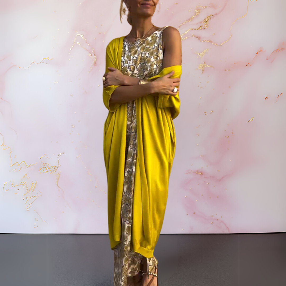 Melanie | Elegant Dress with Cardigan