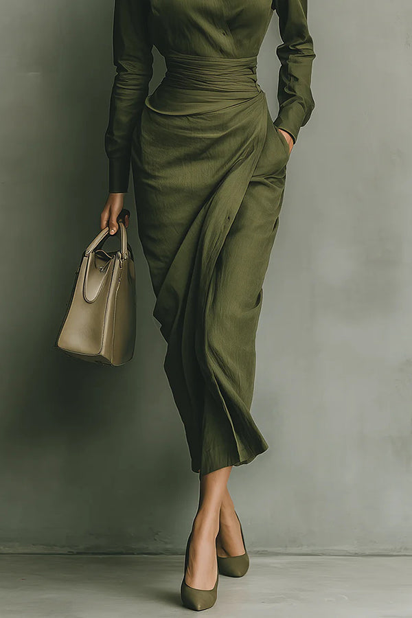 Ivana | Wrap-Style Maxi Dress