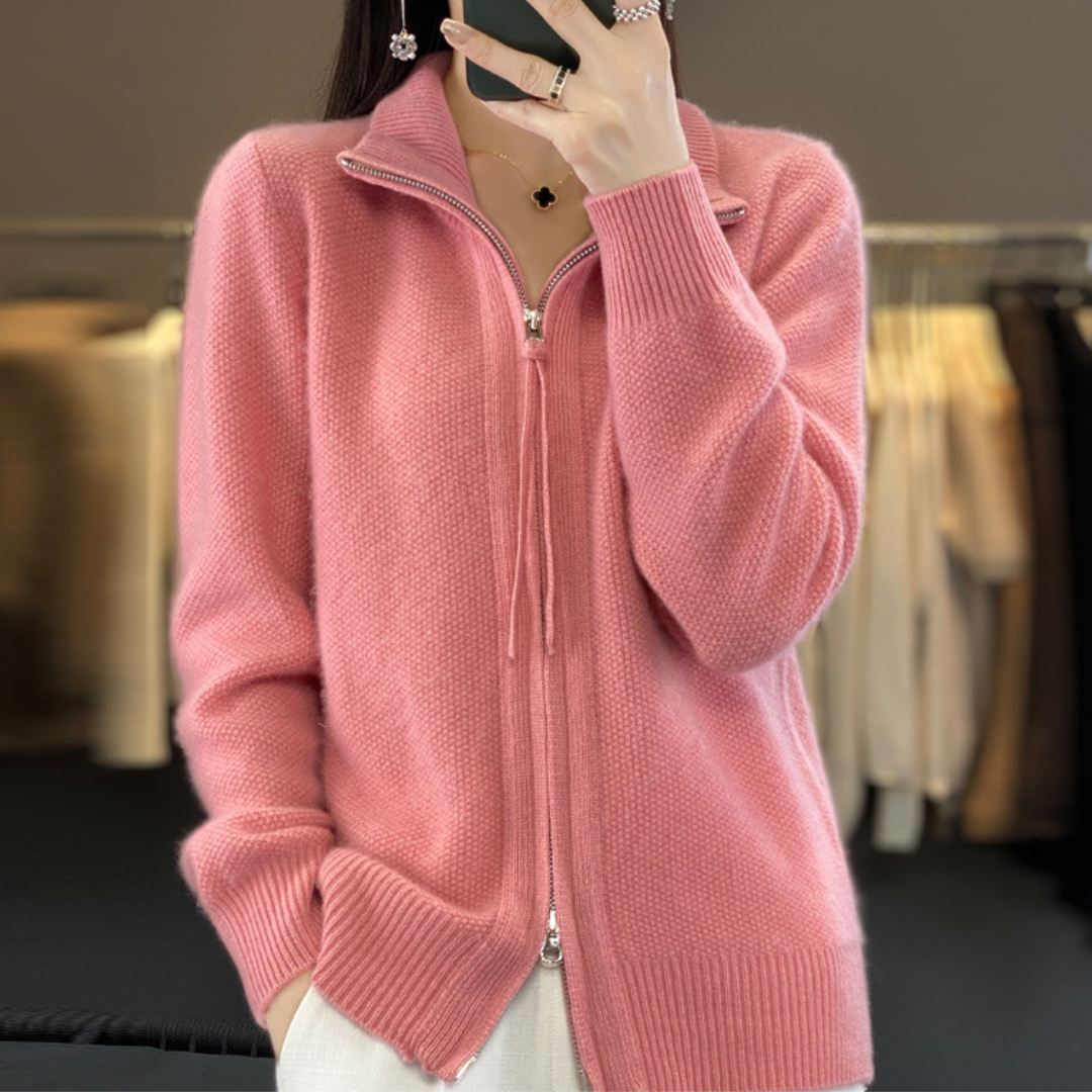 Katrina | Minimalist Zip Sweater