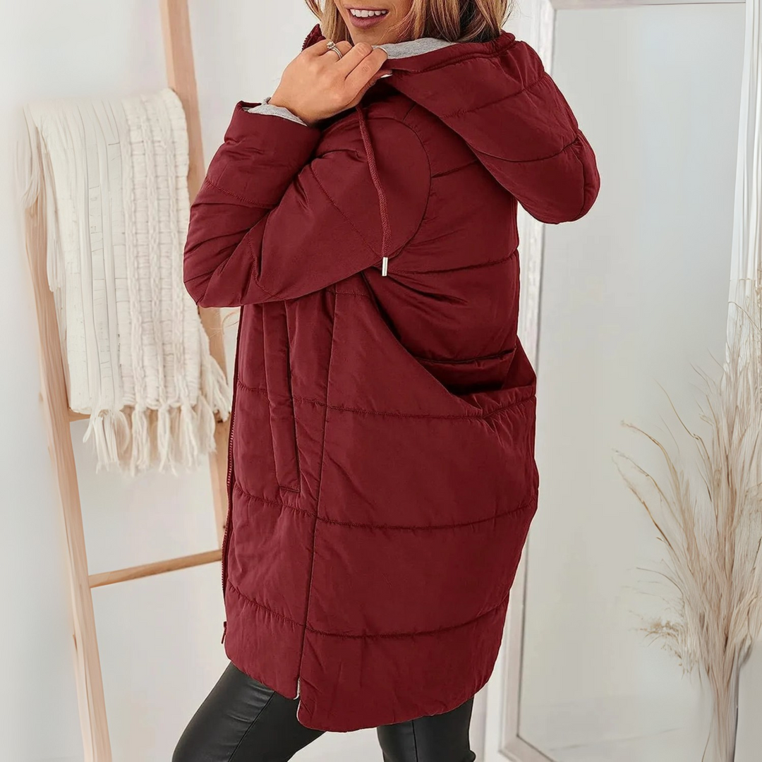 Ainsley |  Casual Hooded Puffer Down Jacket