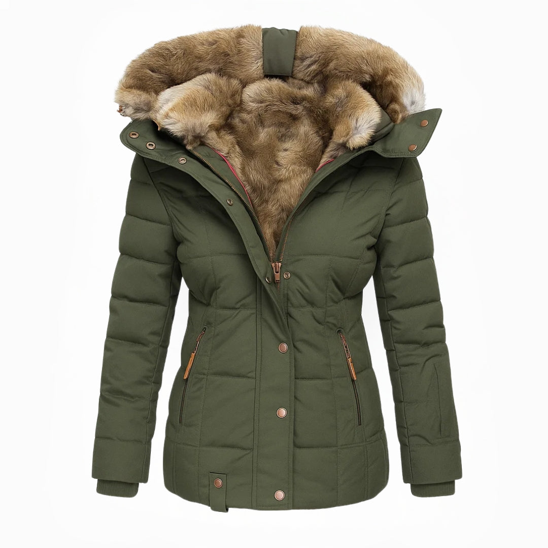 Evelyn | Faux Fur-Lined Winter Coat