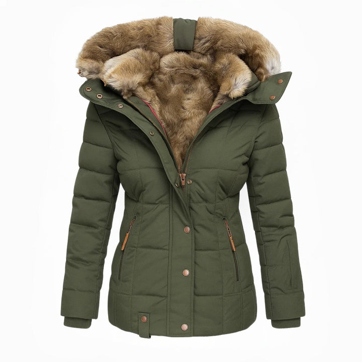 Evelyn | Faux Fur-Lined Winter Coat