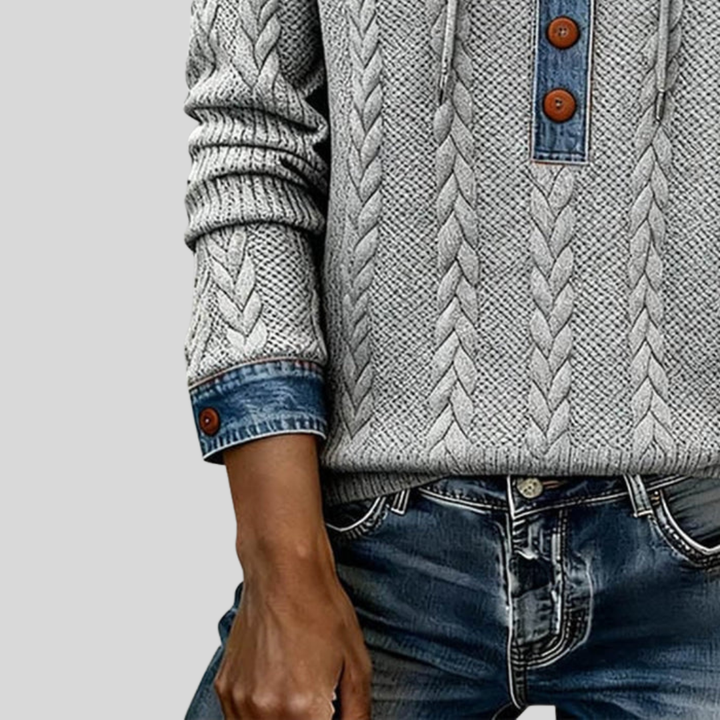 Norissea | Button-Front Knit Sweater