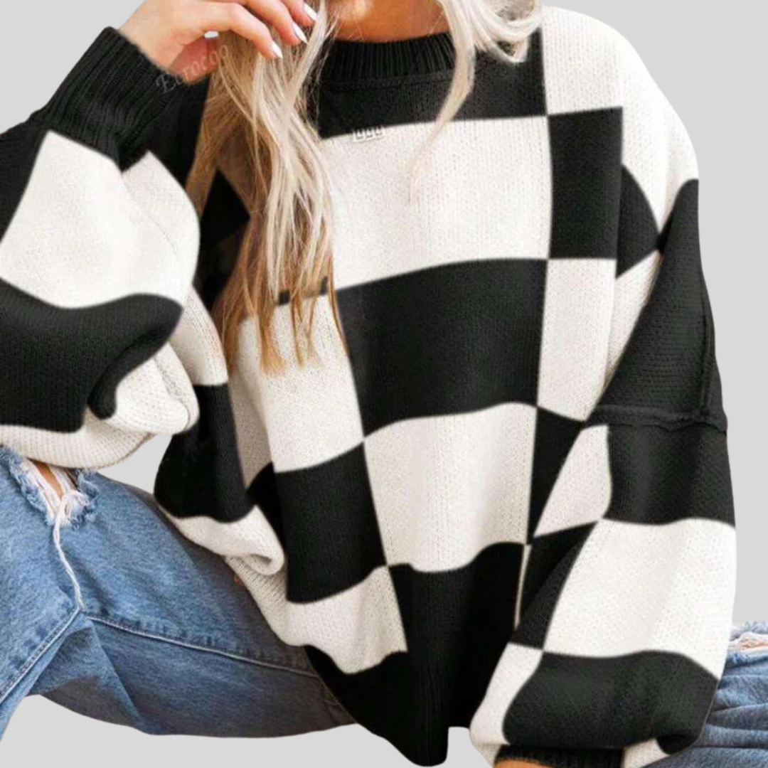 Reverie | Casual Plaid Sweater