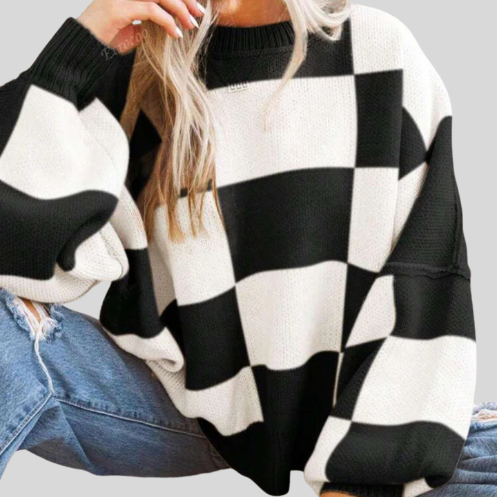Reverie | Casual Plaid Sweater
