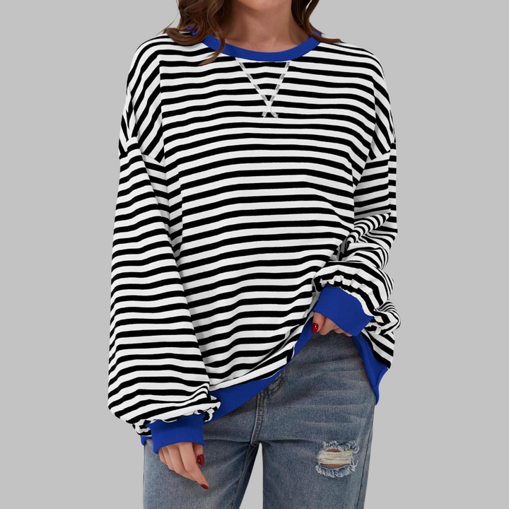 Shelley | Striped Sweatshirt