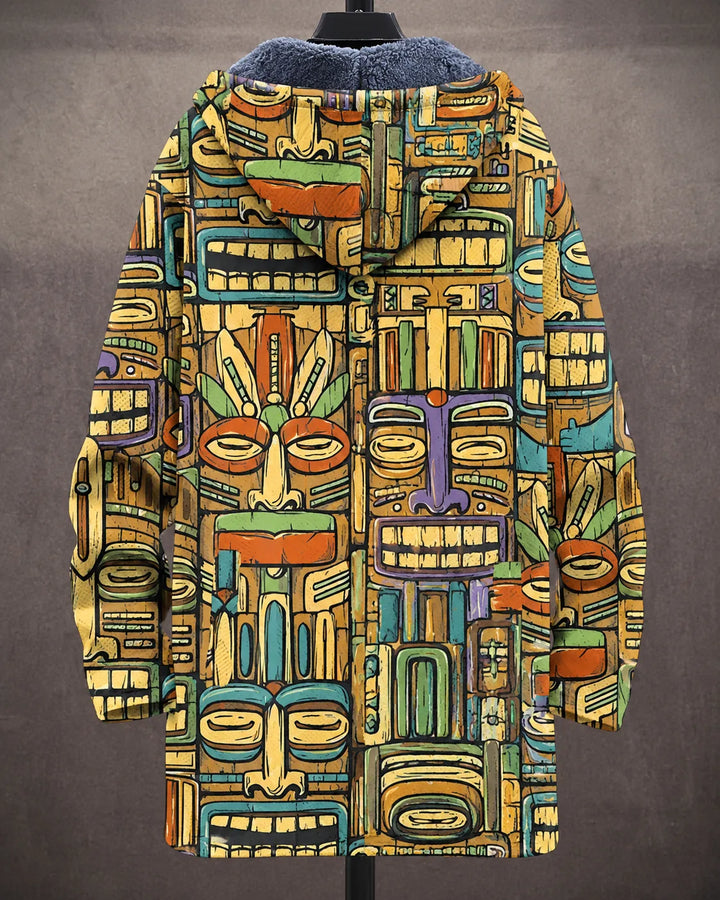 Priya | Heritage Art Hooded Jacket