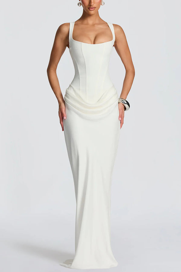 Mckenna | Square Neckline Maxi Dress