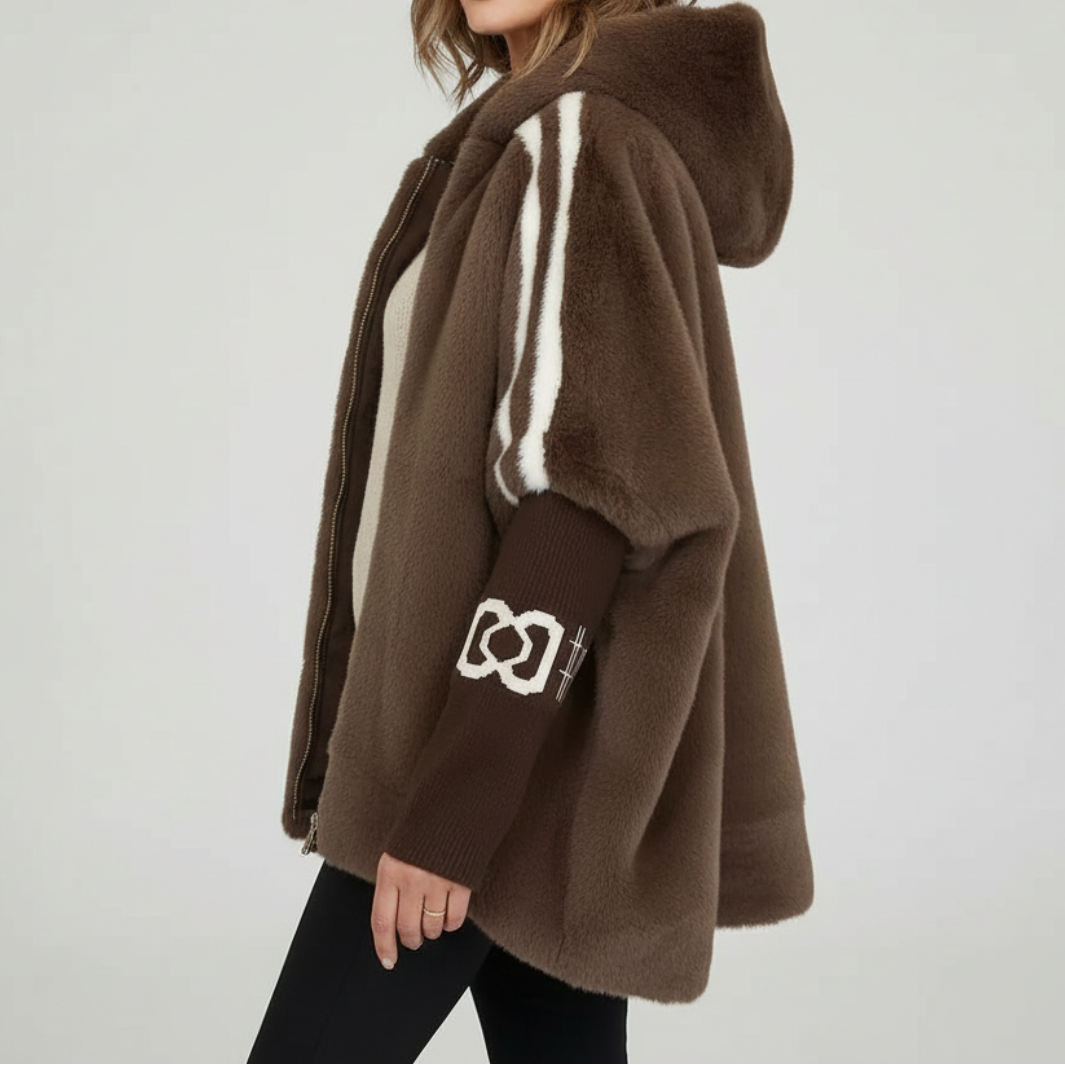 Brielle | Hooded Faux Fur Jacket