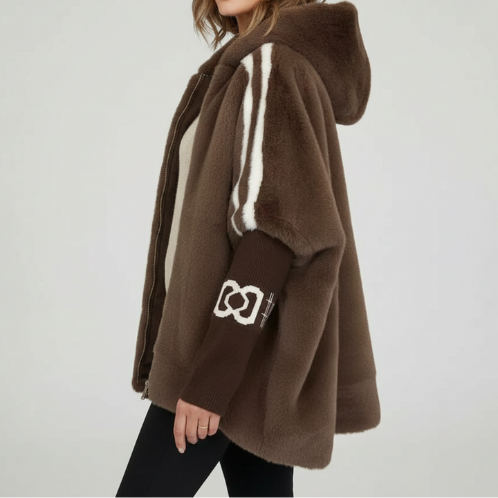 Brielle | Hooded Faux Fur Jacket