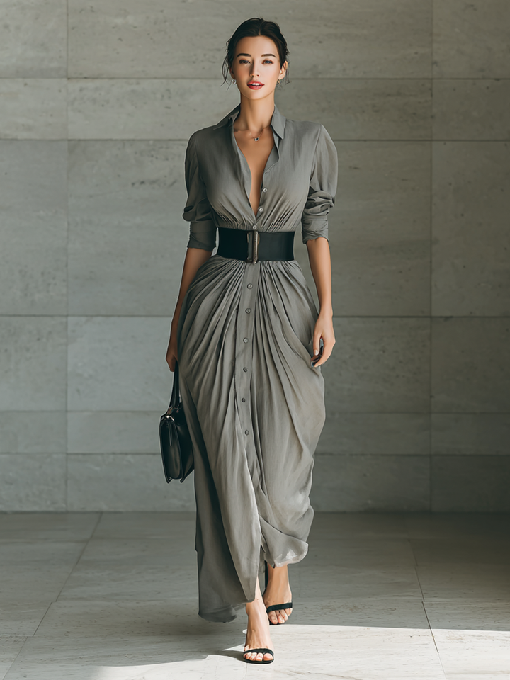 Betsy | Pleated Flowing Dress