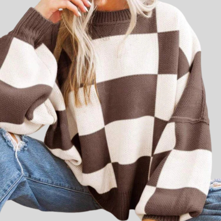 Reverie | Casual Plaid Sweater