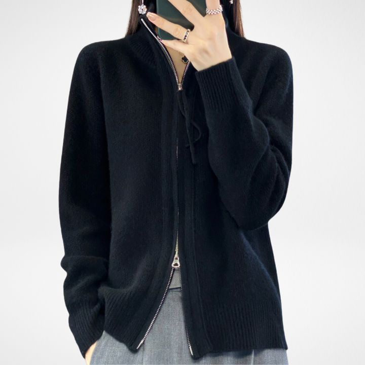 Katrina | Minimalist Zip Sweater