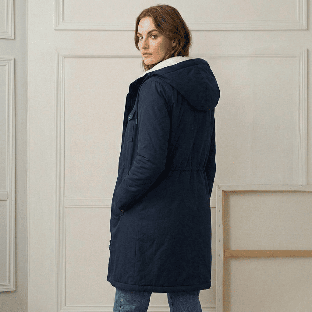 Gwenllian | Plush Hooded Winter Coat