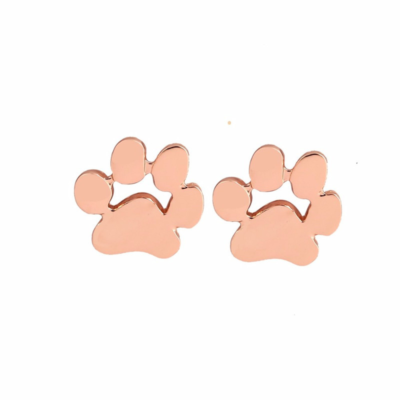 Ivanna | Stainless Steel Paw Earrings