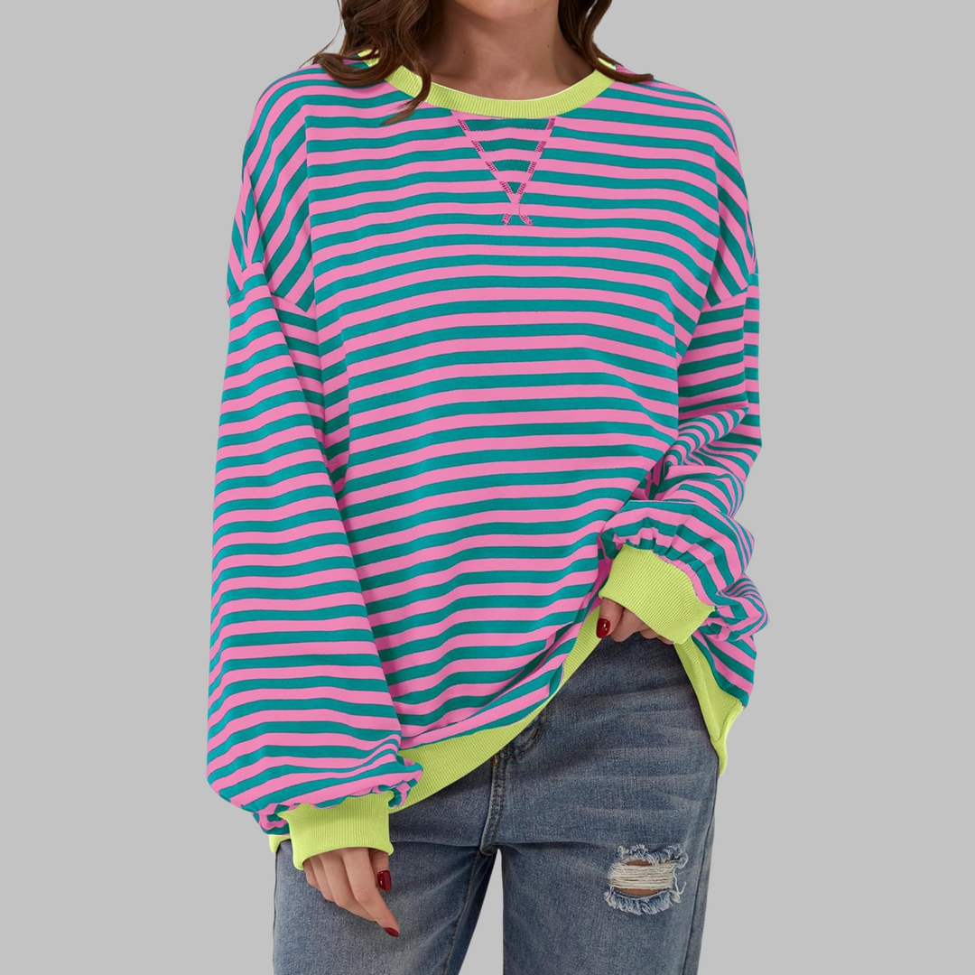 Shelley | Striped Sweatshirt