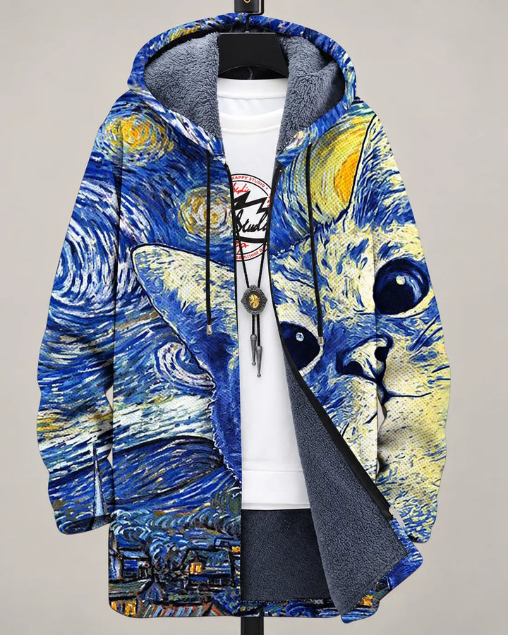 Rosabella | Mosaic Art Hooded Jacket