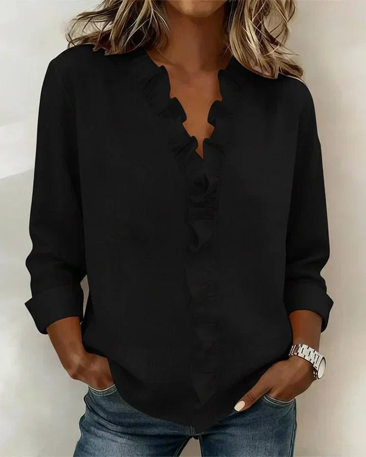Ivy & Cole | Blouse with Ruffles