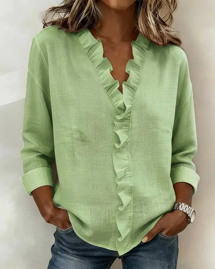 Ivy & Cole | Blouse with Ruffles