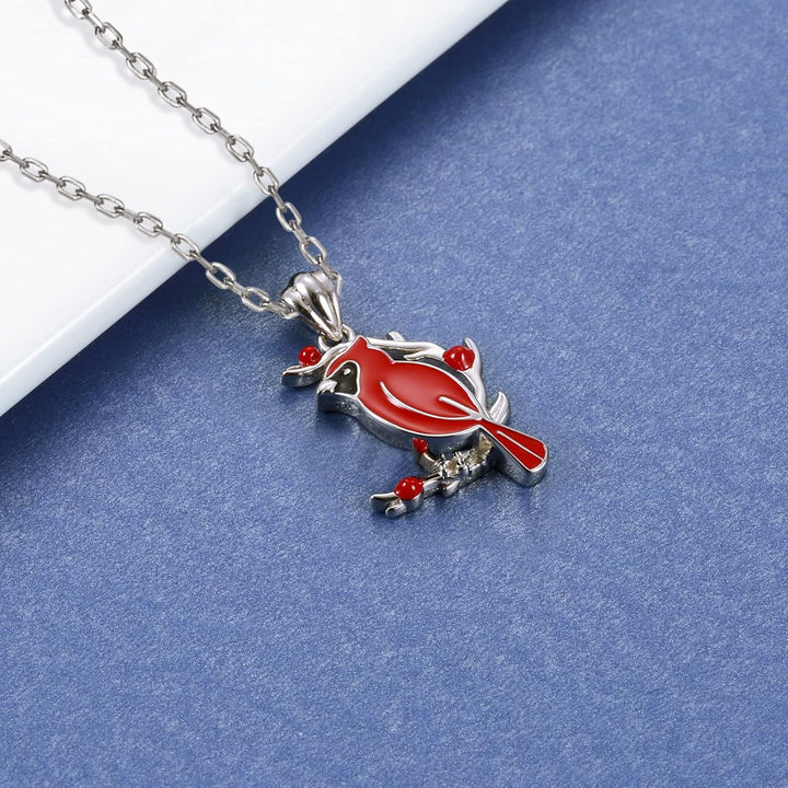 Kerianna | Red Cardinal Memorial Necklace