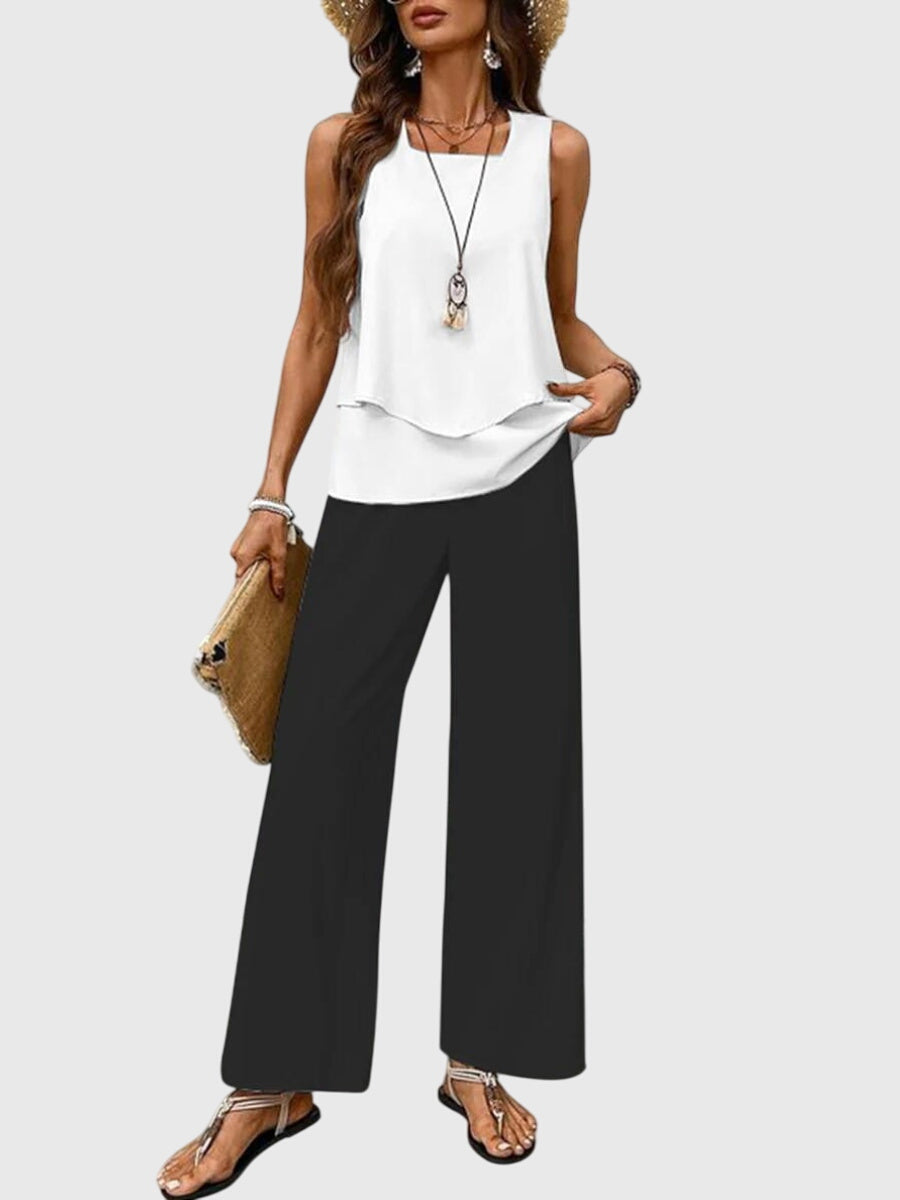 Brenda | Elegant 2-Piece Summer Set