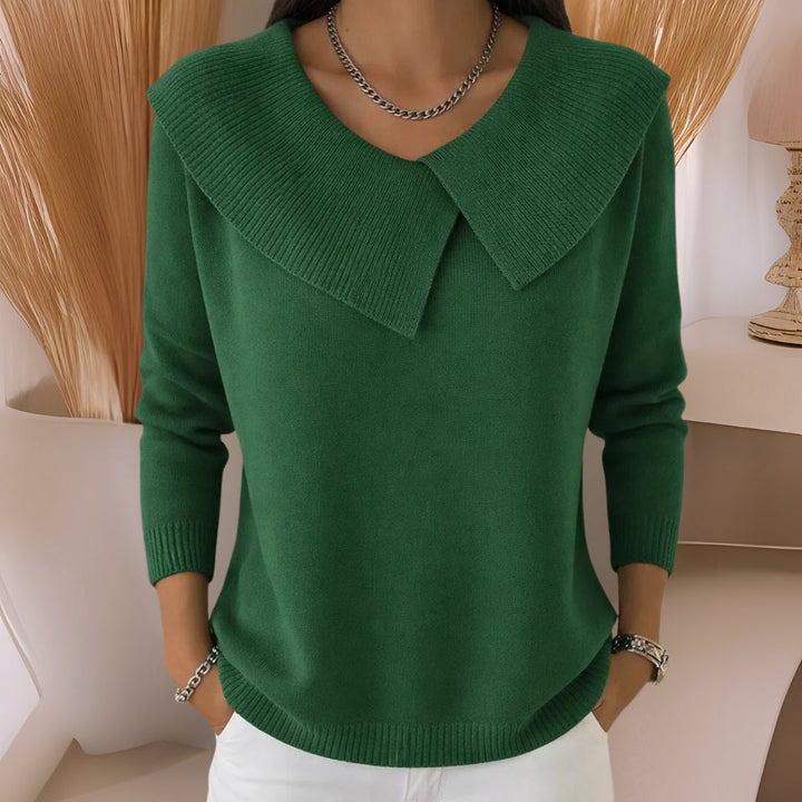 Millicent | Collared Knit Sweater
