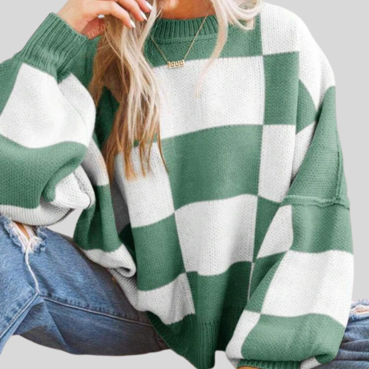 Reverie | Casual Plaid Sweater