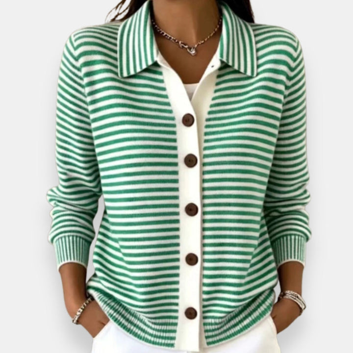Brita | Striped Cardigan