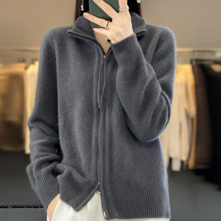 Katrina | Minimalist Zip Sweater