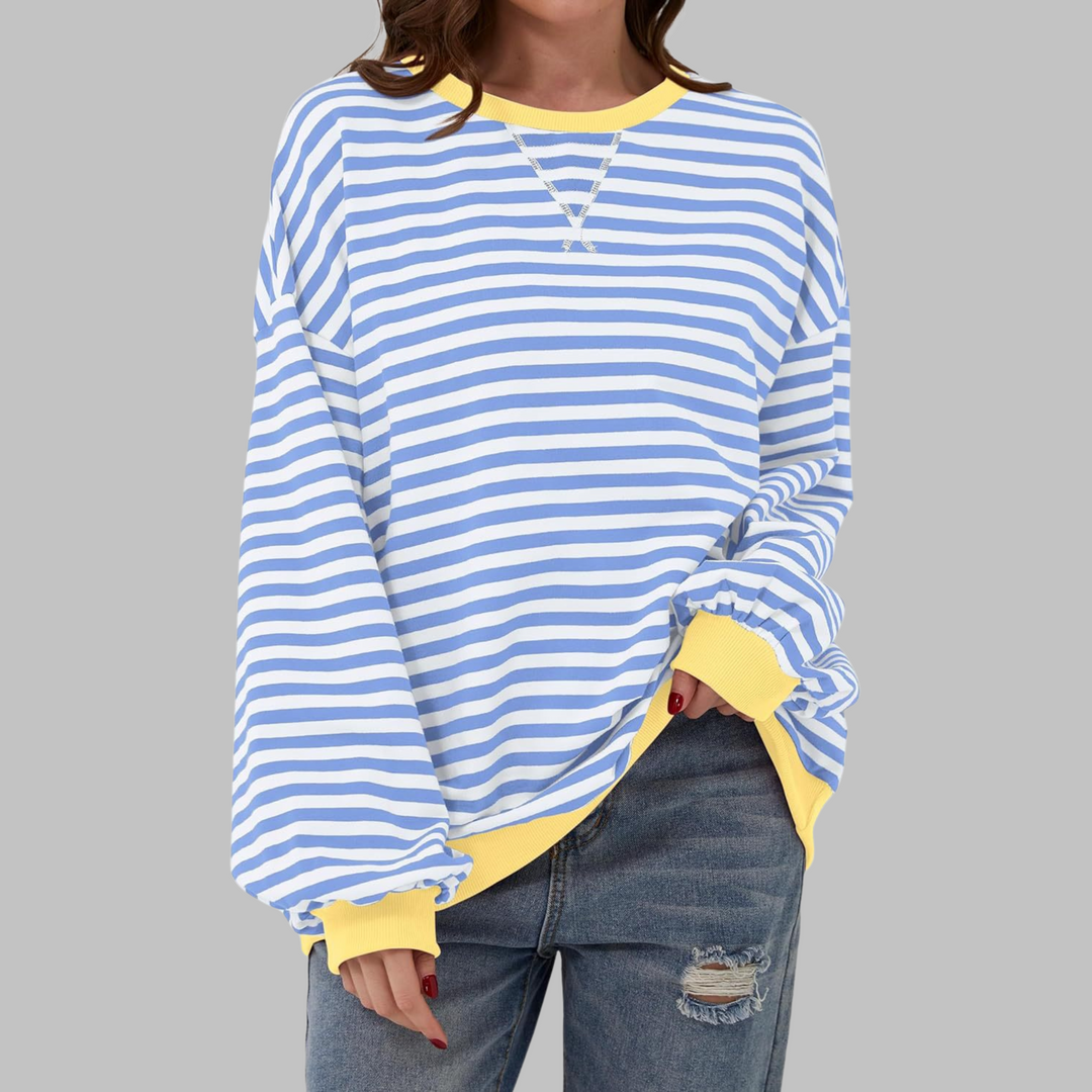 Shelley | Striped Sweatshirt