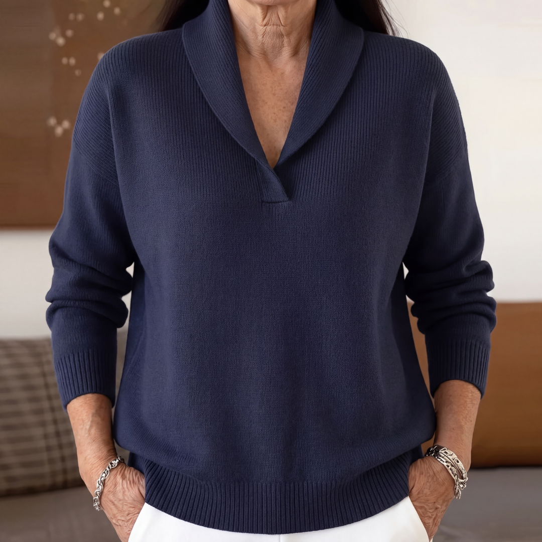 Lettie | V-Neck Knit Jumper