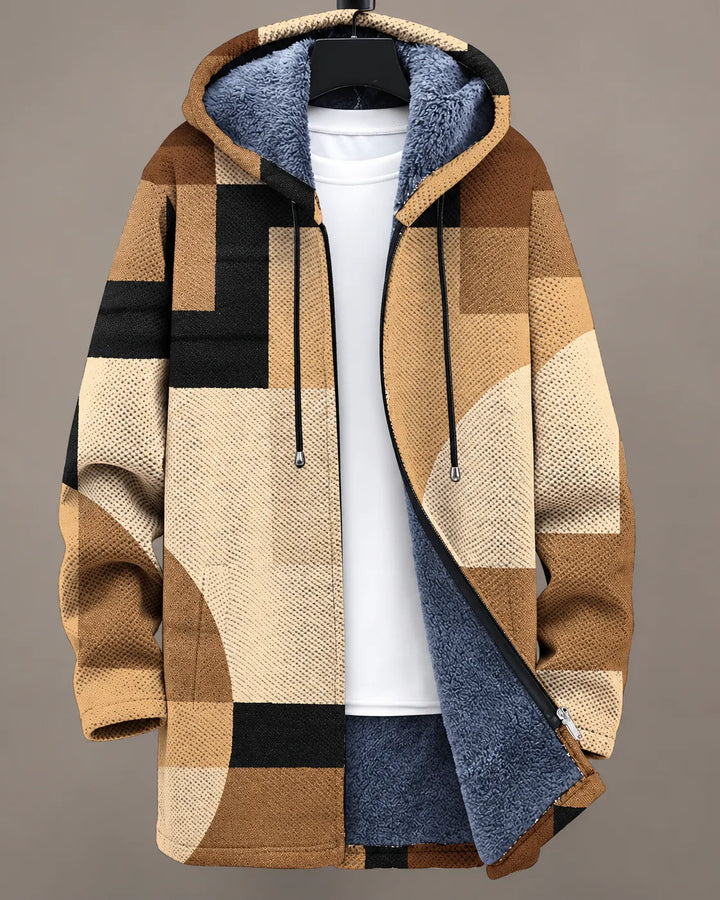 Maribelle | Golden Scroll Hooded Jacket