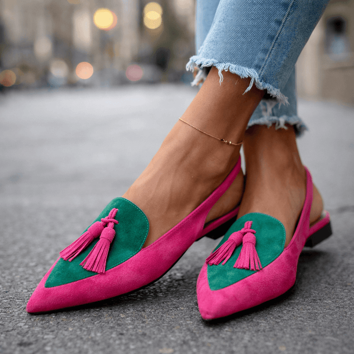 Saskia | Strappy Tassel Sandals