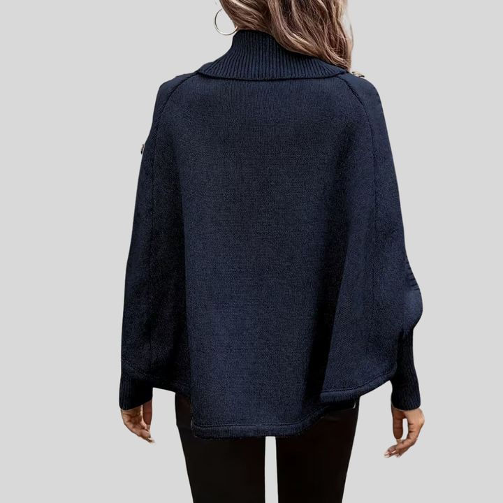 Elinora | High-neck Twisted Sweater