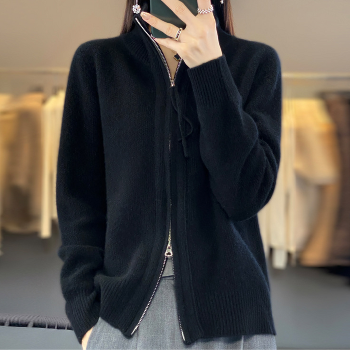 Katrina | Minimalist Zip Sweater