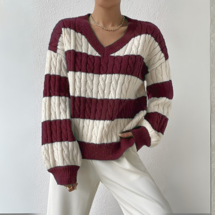Morta | Comfy V-Neck Sweater