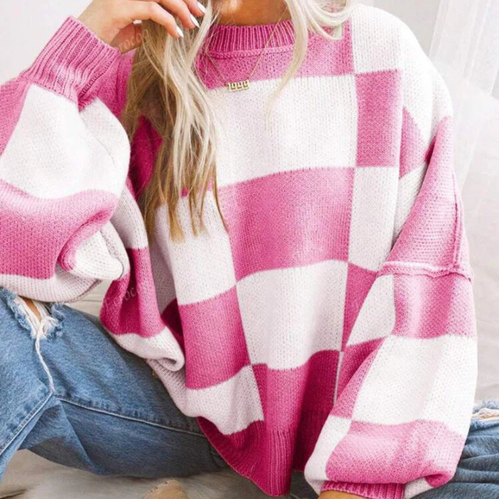 Reverie | Casual Plaid Sweater