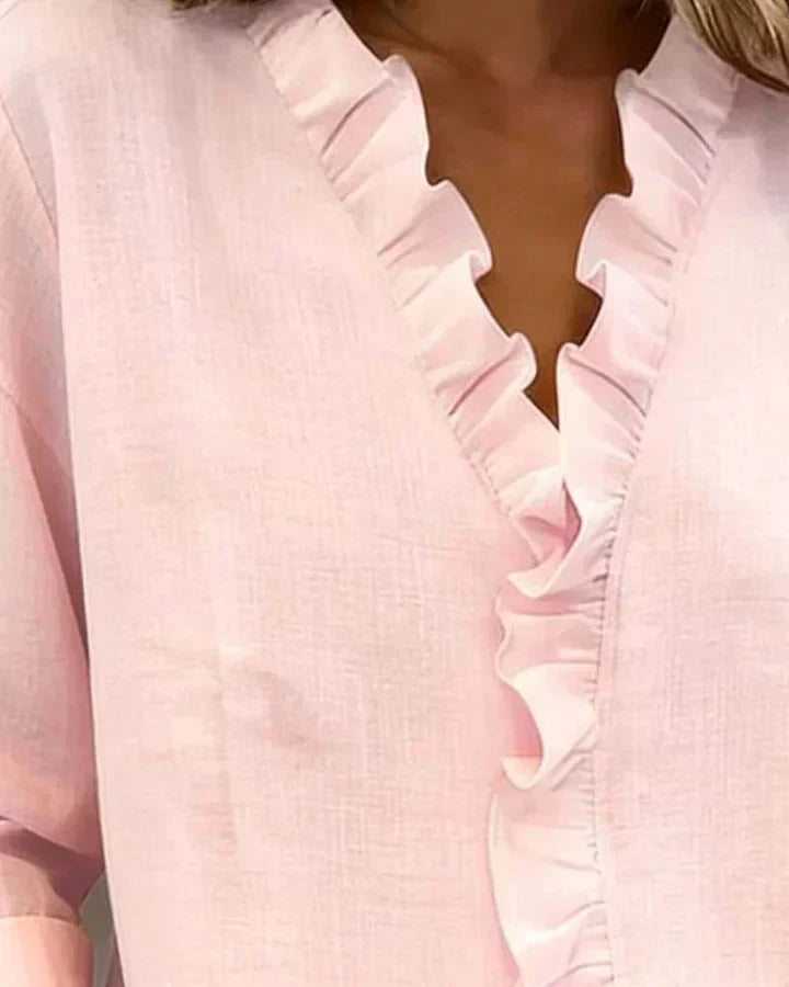 Ivy & Cole | Blouse with Ruffles