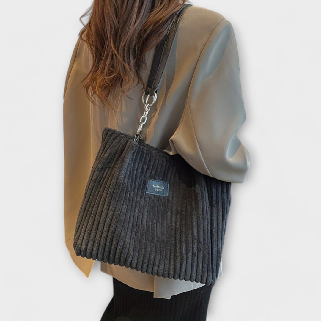 Florence | Soft Cord Shoulder Bag