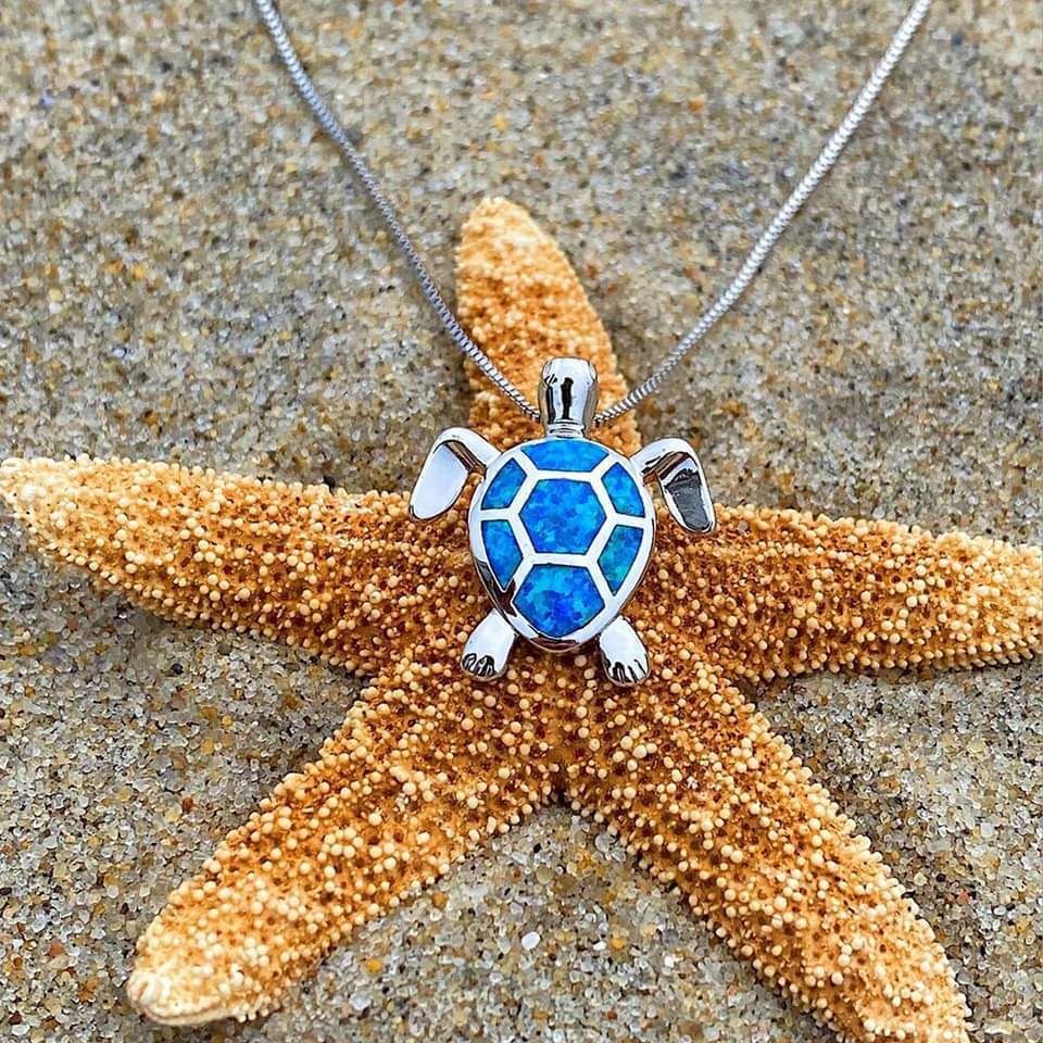 Arelle | Opal Silver Turtle Set