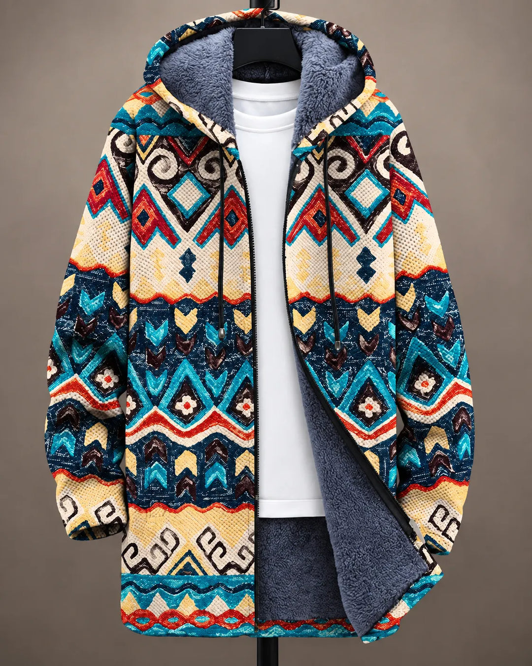 Tatum | Mosaic Hooded Jacket