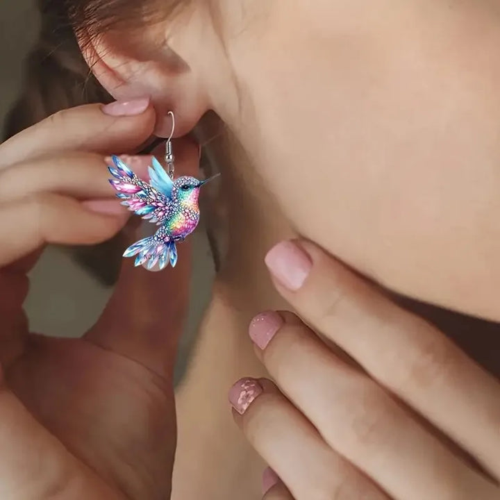 Zephyria | Hummingbird Dangle Earrings