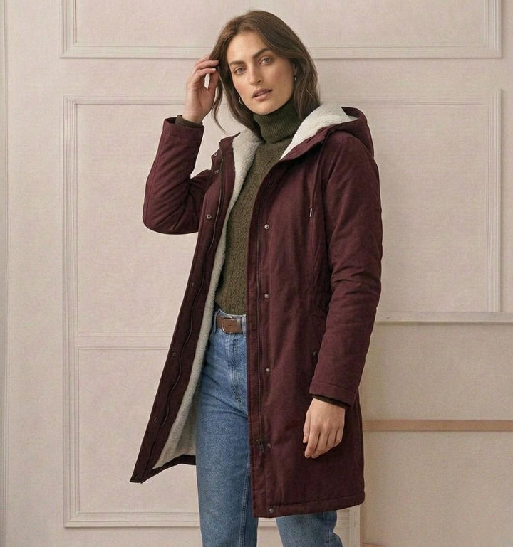 Gwenllian | Plush Hooded Winter Coat
